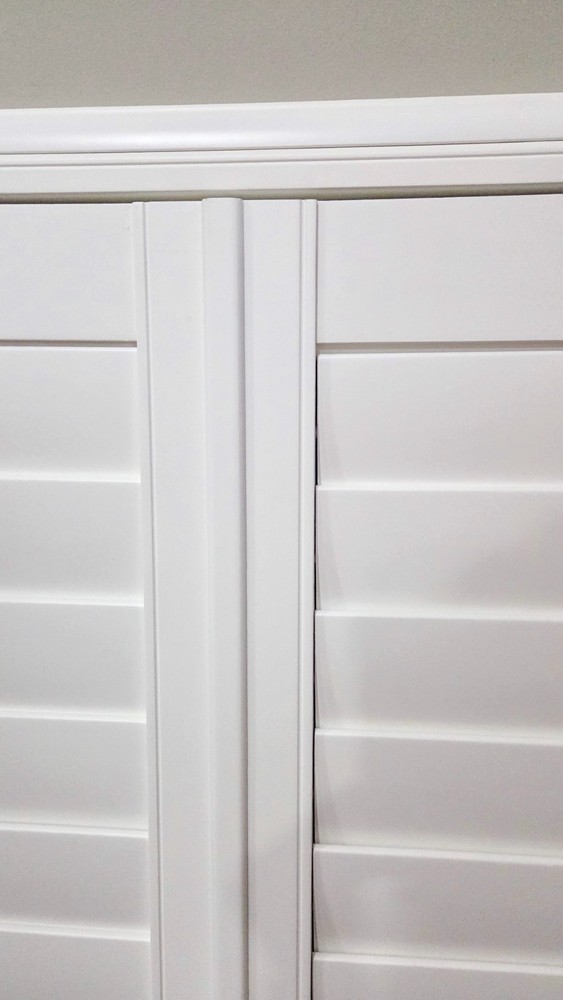 High-quality custom window shutters in excellent condition. - $80