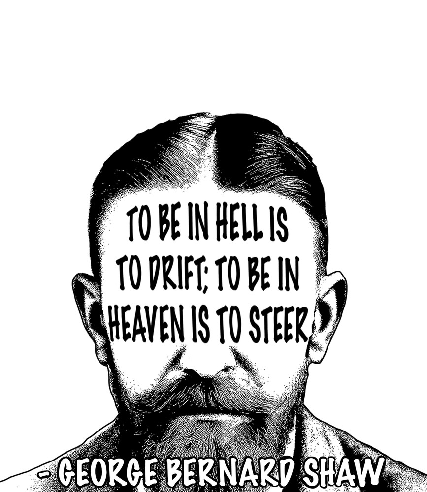 George Bernard Shaw Quote Stickers