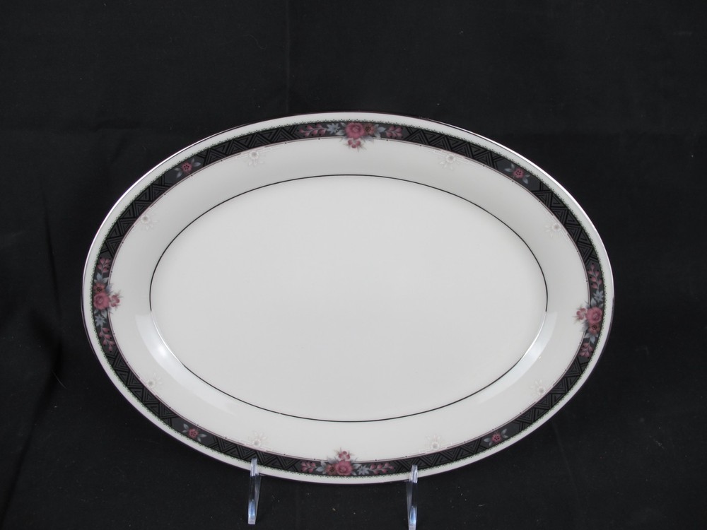 Noritake Etienne 12" Oval Serving Platter