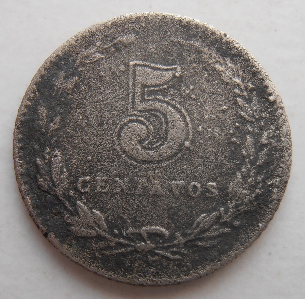 ARGENTINA 5 CENTAVOS 1896
