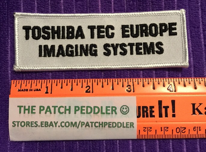 Uniform Patch Toshiba Tec Europe Imaging Systems  #3U
