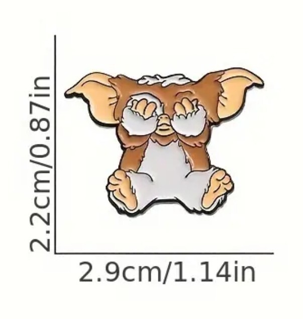 The Gremlins GIZMO Mogwai Backpack Lapel Pin