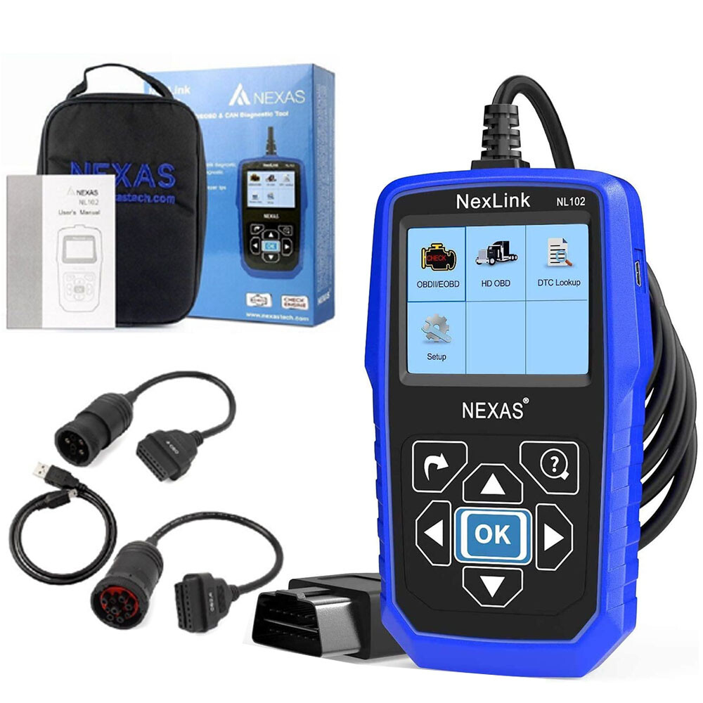 Heavy Duty Diesel Universal Truck Scanner Diagnostic Tool OBD2 HD Code Reader
