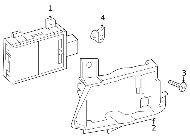 Genuine Audi Mount Bracket 4K8-907-912-A