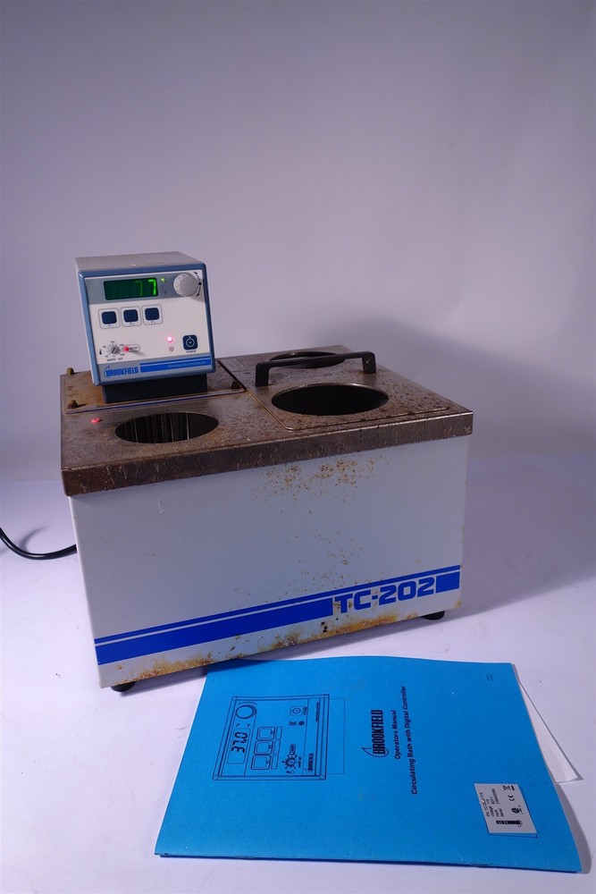 BROOKFIELD TC-202 CONSTANT TEMP CIRCULATION BATH, W/ DIGITAL TEMPERATURE CONTROL