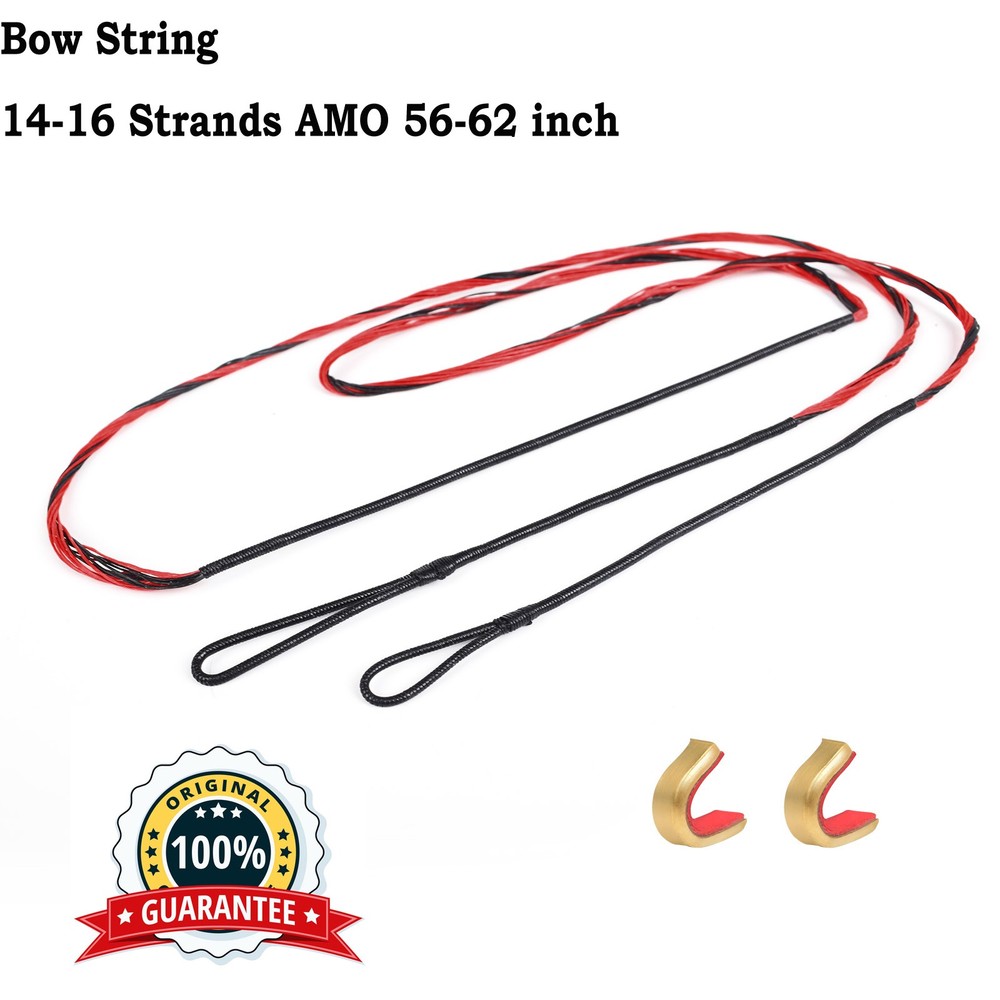 Replacement Bowstring 56-62" for Traditional Longbow Recurve Bow Hunting Target