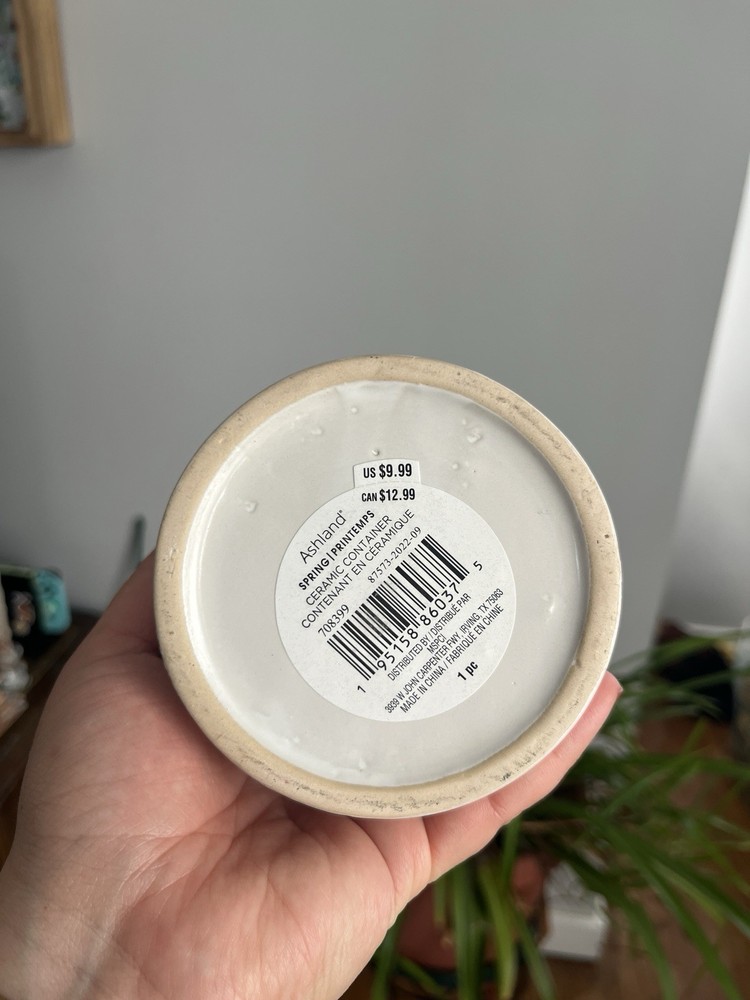 Blue & Off-White Ceramic Planter | Ashland Spring Printemps Container