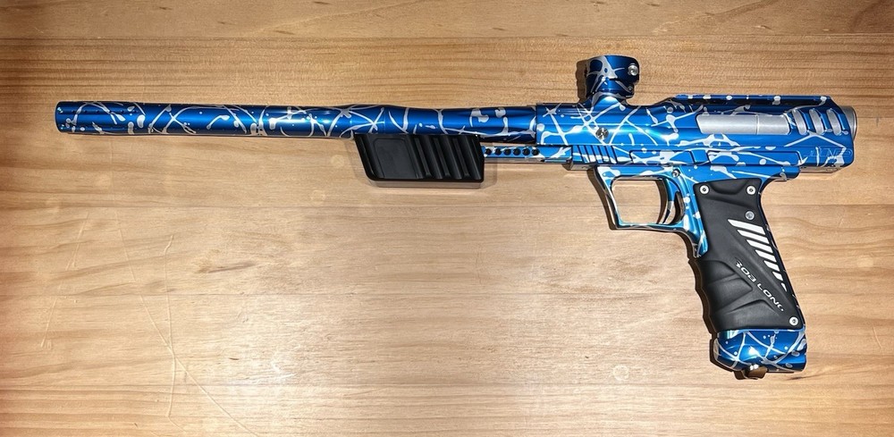 Bob Long MVP Paintball Marker Blue & Silver