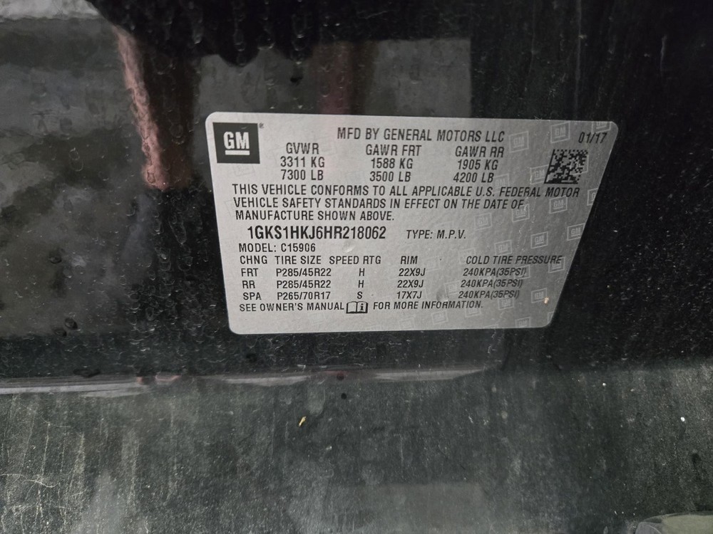 2015-2020 GMC SUV's Jack/Toolkit, Black, 000