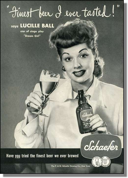 Schaefer Beer Comedian  Refrigerator / Tool Box Magnet Man Cave