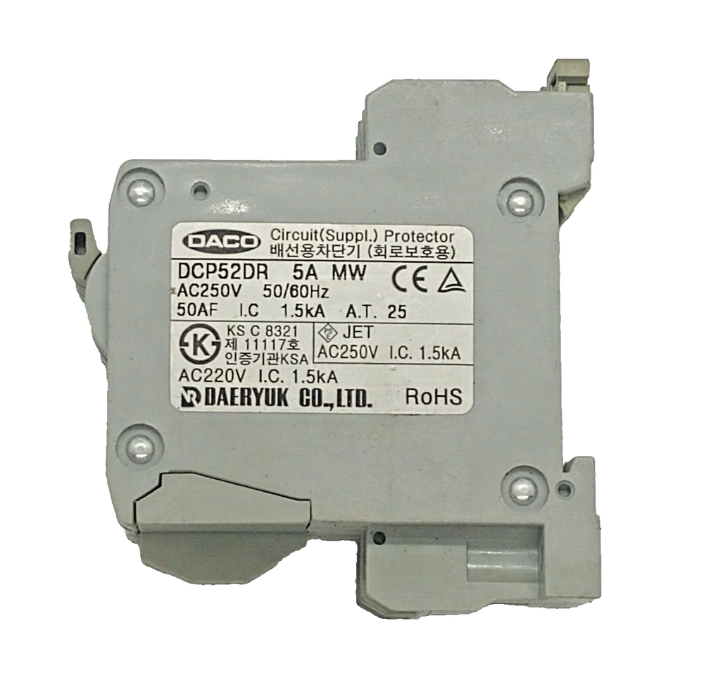 DACO DCP52DR / 5A / 250AC Circuit Protector