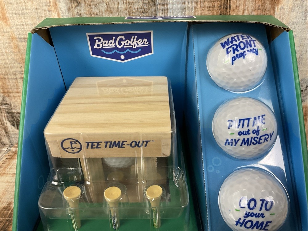 Bad Golfer Tee Time-Out Gift Set Puzzle *NEW*