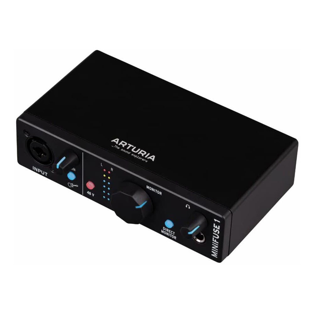 Arturia MiniFuse 1 Portable USB Type-C Audio Interface (Black)