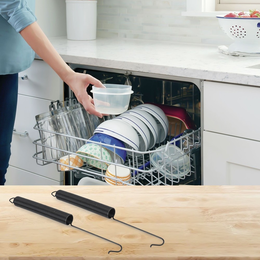 Improved Performance Dishwasher Door Spring Compatible with Multiple Models