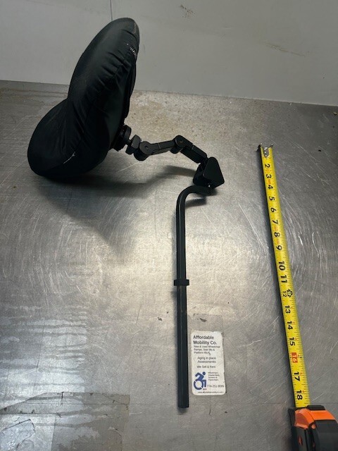 14"x6" Stealth Concaved Adjustable Headrest & Mount A7