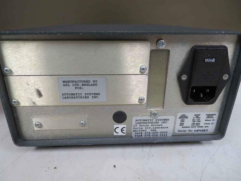 ASL Automatic Systems Laboratories F150 Precision Thermometer Probe w/ Case PD89