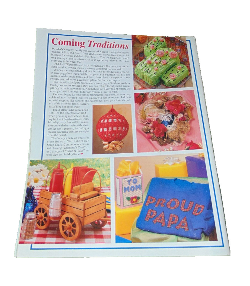 Crafting Traditions Magazine March April 2000 Easter Spring Patterns