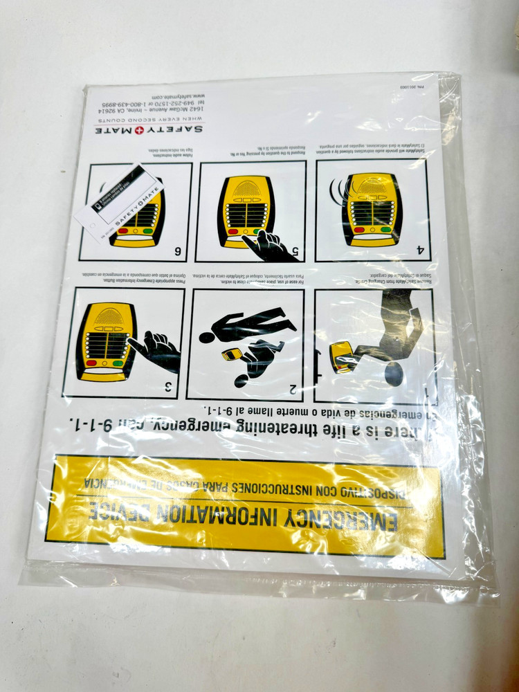 SAFETY MATE SM303K Emergency Information Device (2021006)