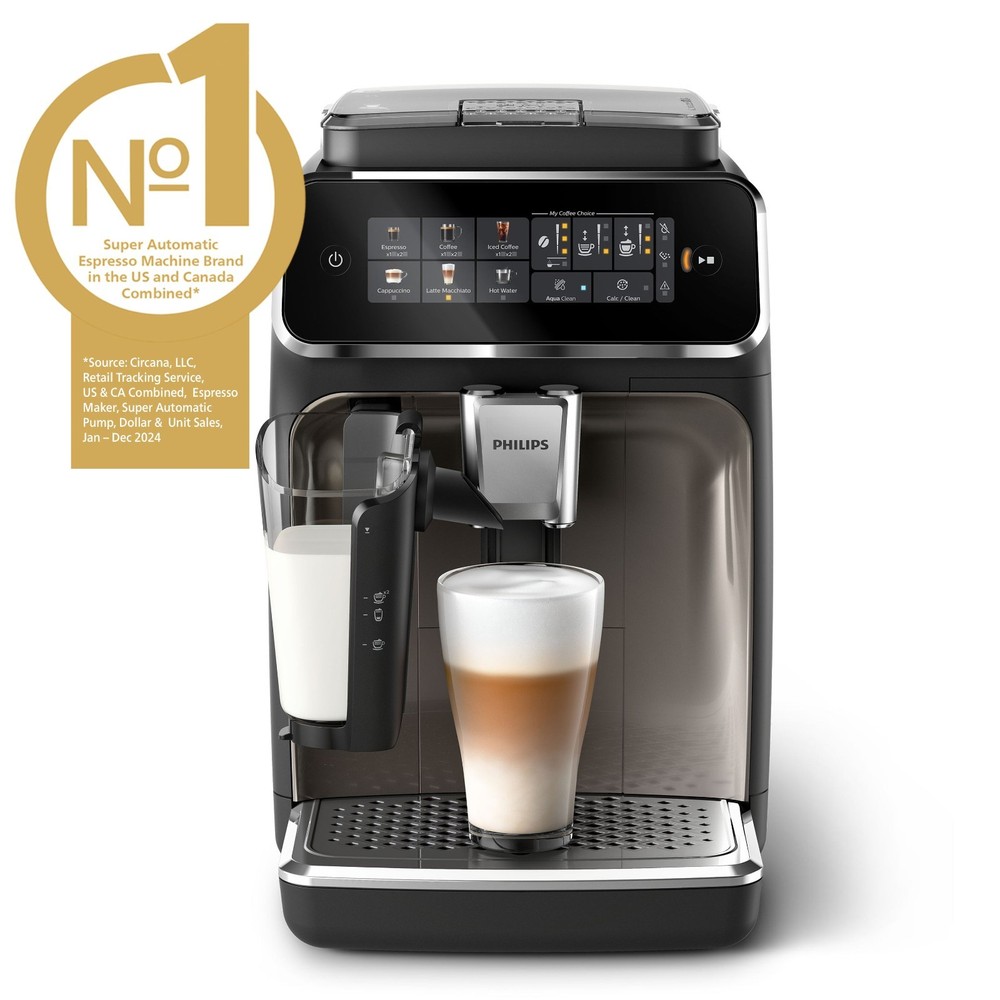 Philips EP3241 3200 Series LatteGo Fully Automatic Espresso Machine Black Bundle