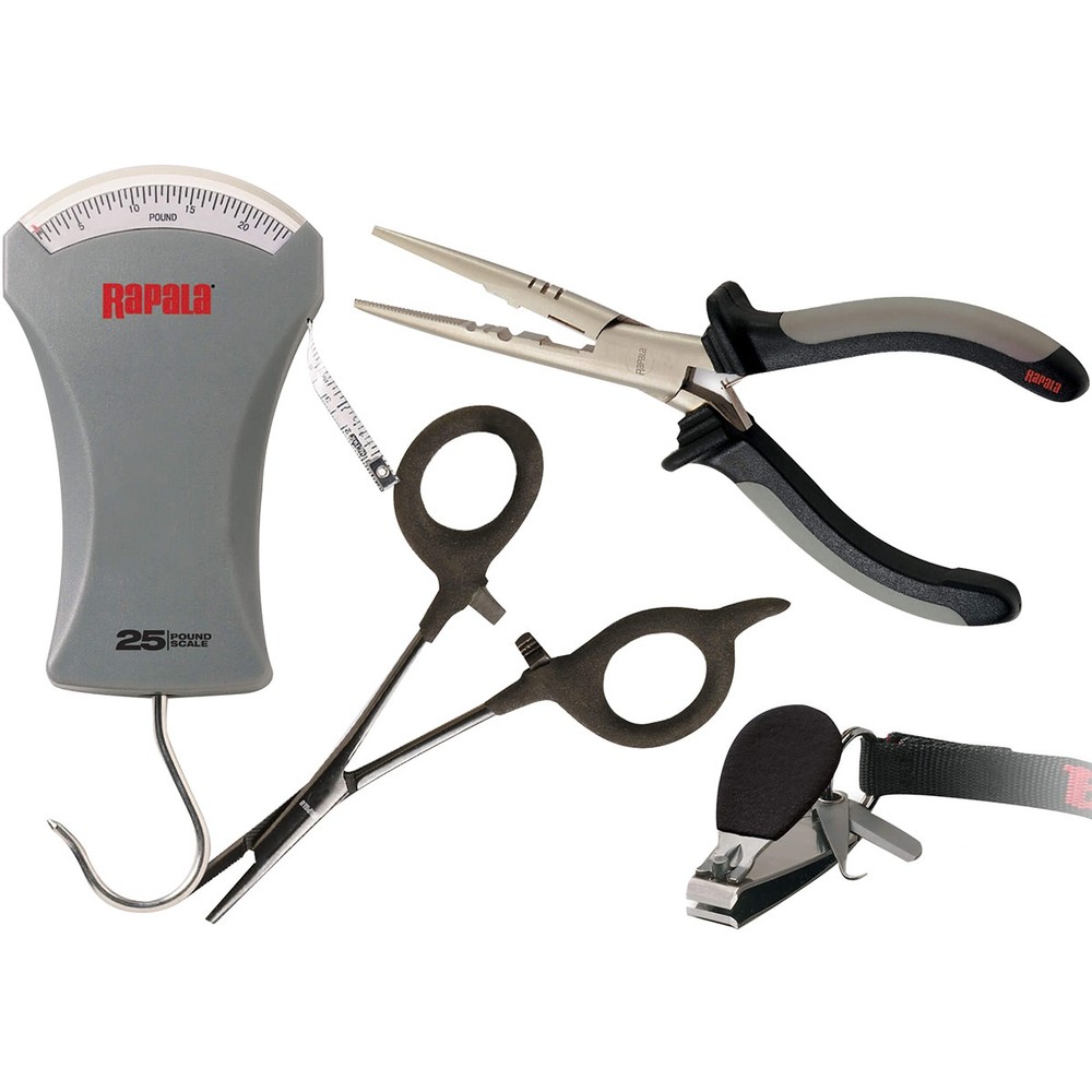 Rapala Combo Pack (Pliers/Forceps/Scale & Clipper/Sheath)