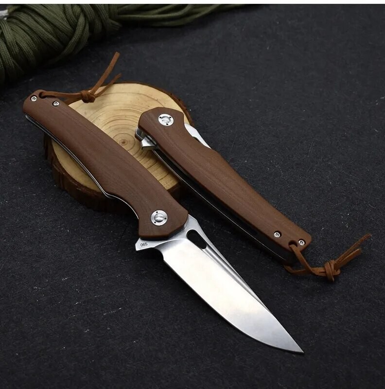 Foldable Hunting Knives Game Field Processing Skinning Bush Lock Blade Locking