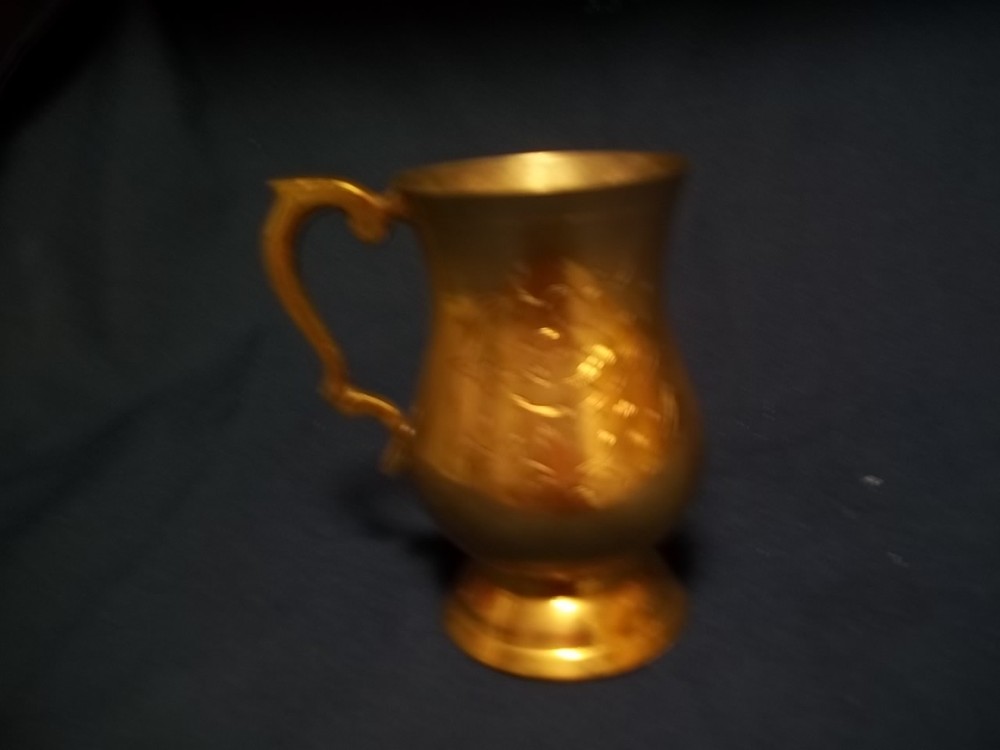saudi arabia brass mug