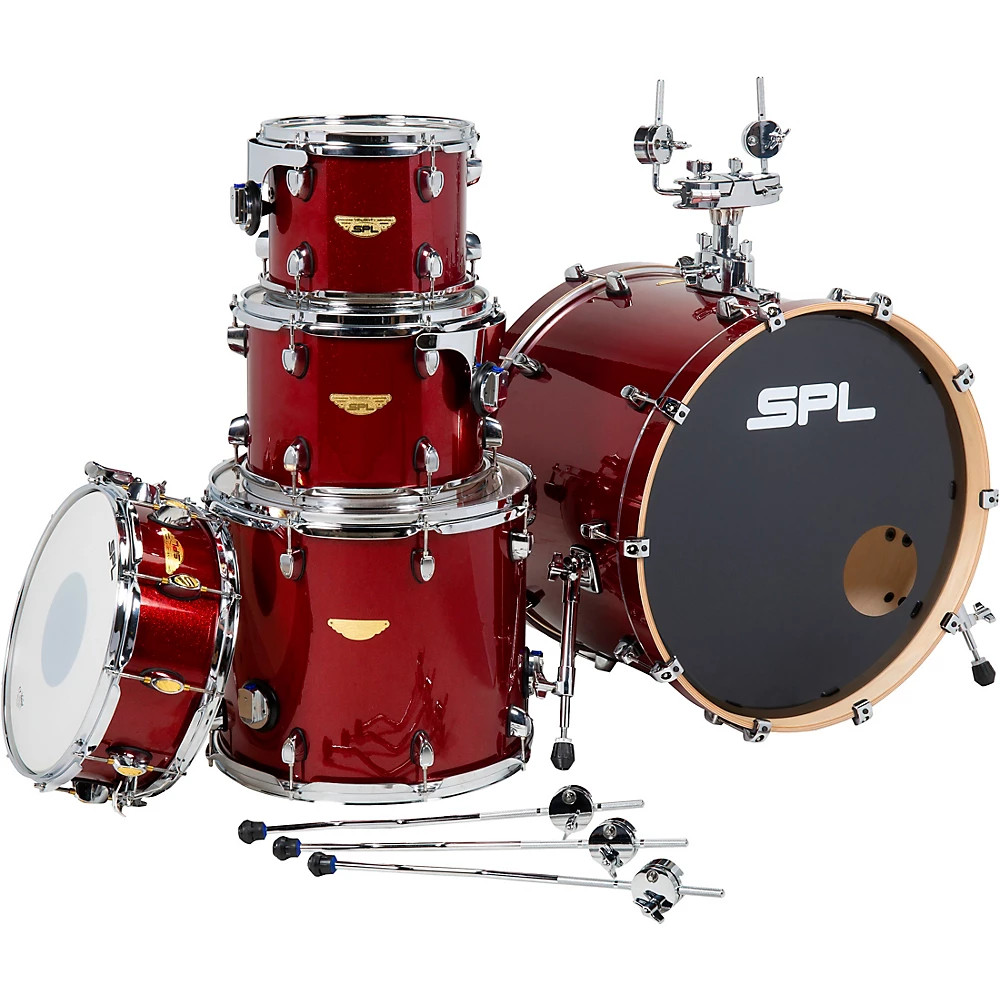 Sound Percussion Labs Velocity 5-Piece Shell Pack Ruby Sequin Refurbished