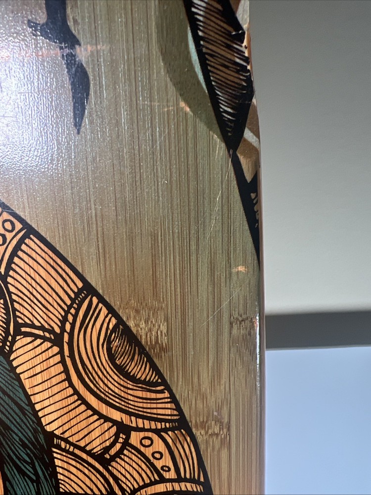 Mirrored Sea Double Kick Longboard (Complete Longboard)