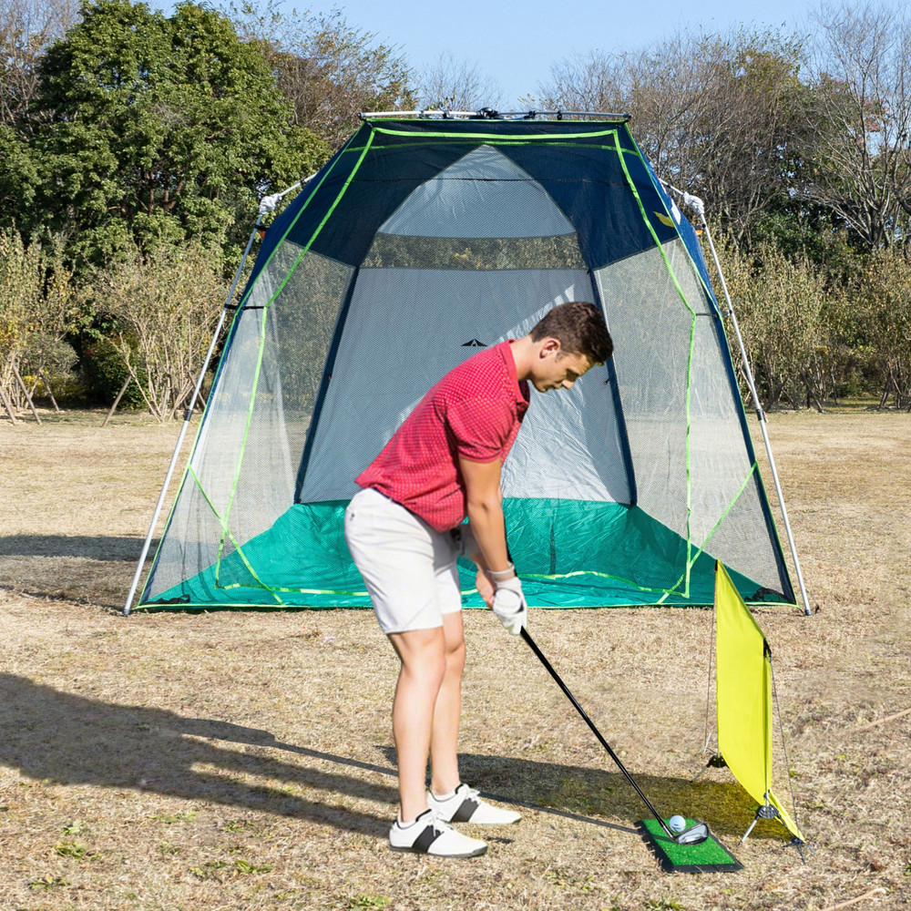 Quick Up Golf Net Bundle, Backyard Practice Net, 10' x 7', NEW