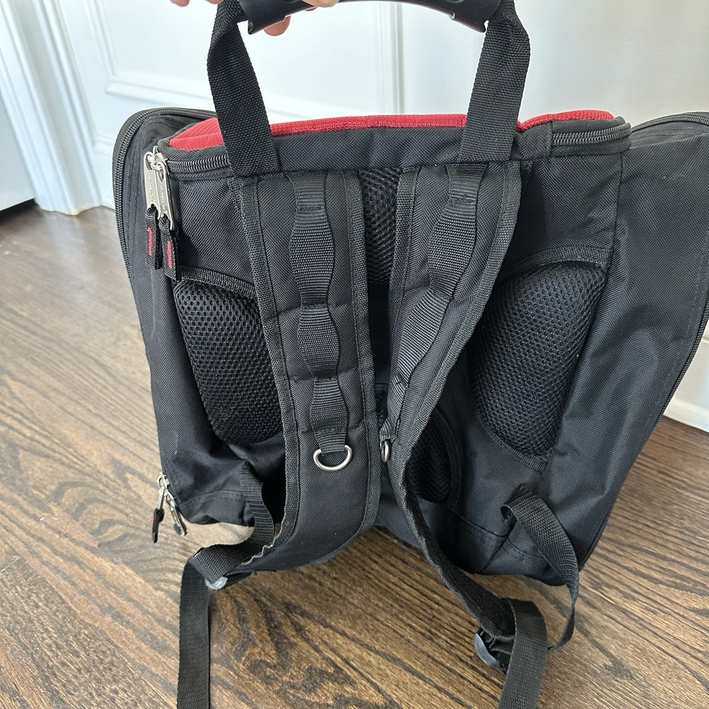 Athalon Kids Ski Boot Bag Backpack In Red
