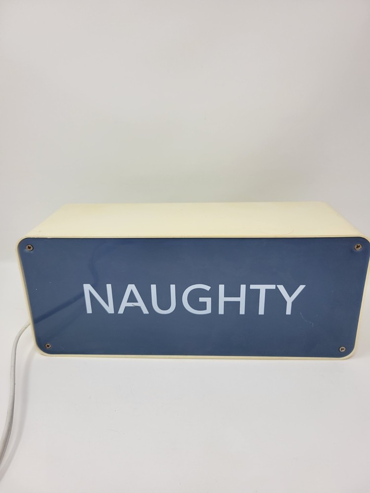 Naughty And Nice Light Box / NIGHT LIGHT Sign