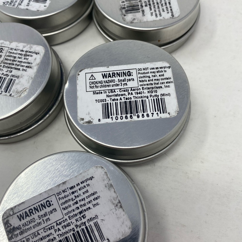 Thinking Putty Mini Tins 5-Pack Assorted (.47oz)