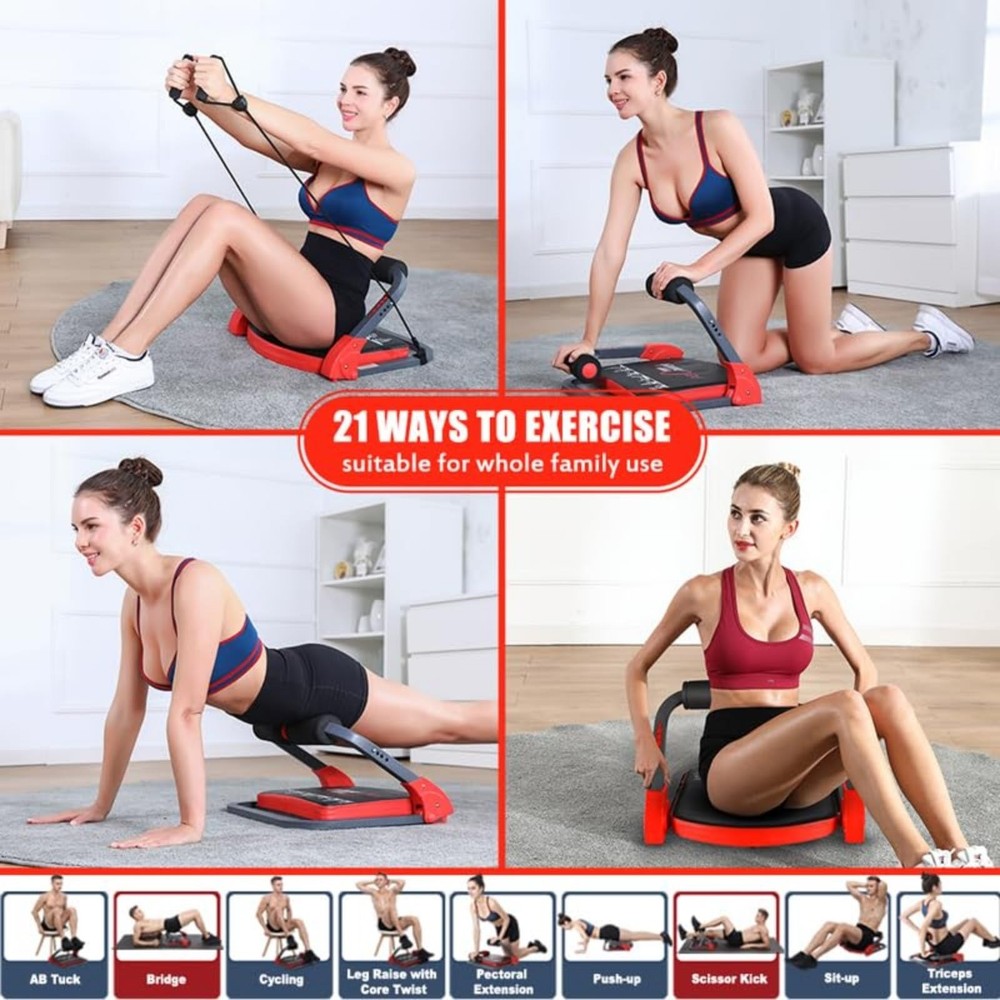 Ab Machine Ab Workout Equipment Sit Up Machine & Exercise Equipment Ab Crunch Ma