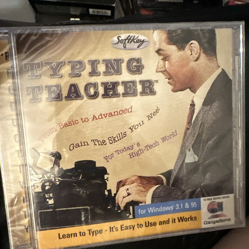 Vintage PC CD-ROM Typing Teacher
