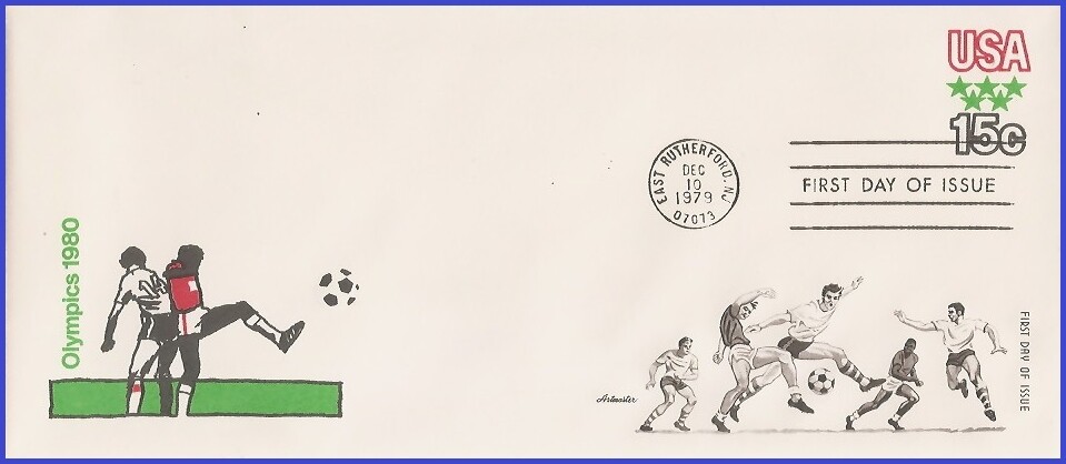 USA5 #U596 U/A UNKNOWN FDC   Olympic Games