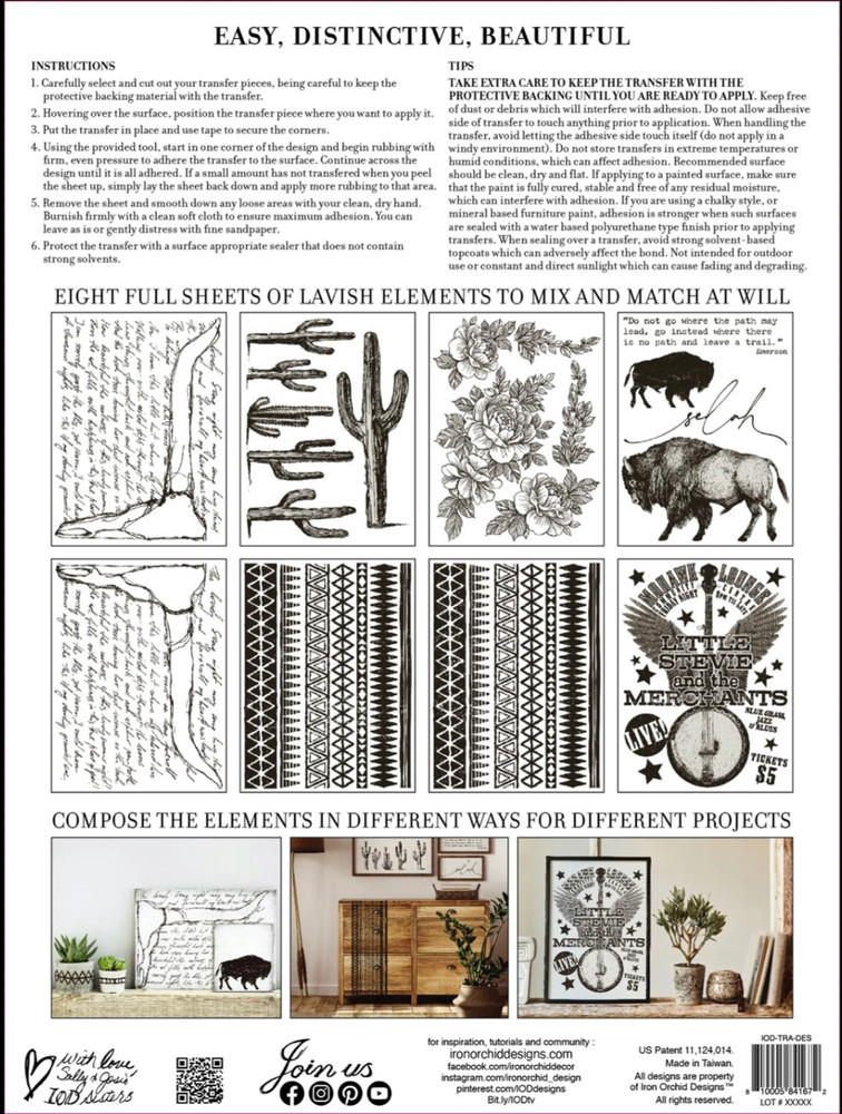 Iron Orchid Designs - Transfer - Desperado