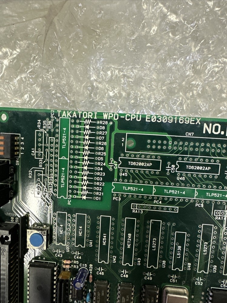 Takatori CPU E0309169EX Input/Output Board