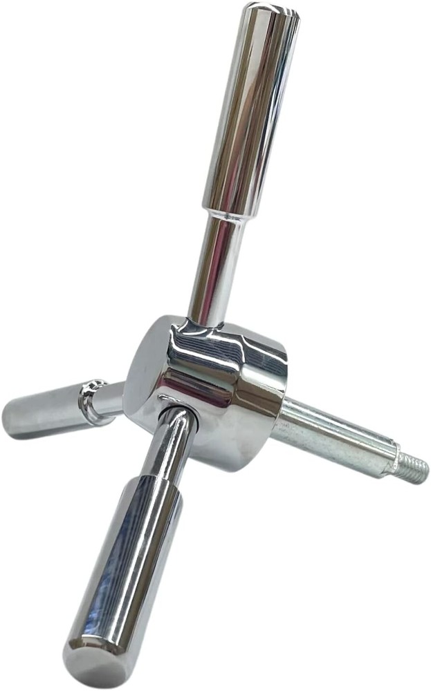 3 Spoke Chrome Handle For Gun Safes, Safe Box, Vault Doors, Fireproof safe