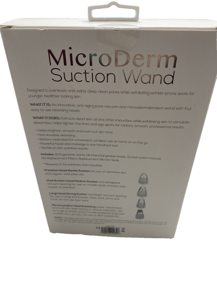 Microderm Nose Suction Wand New Pore Cleaning