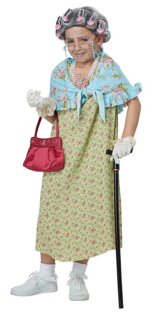 Child Old Man Walking Cane Costume Accessory