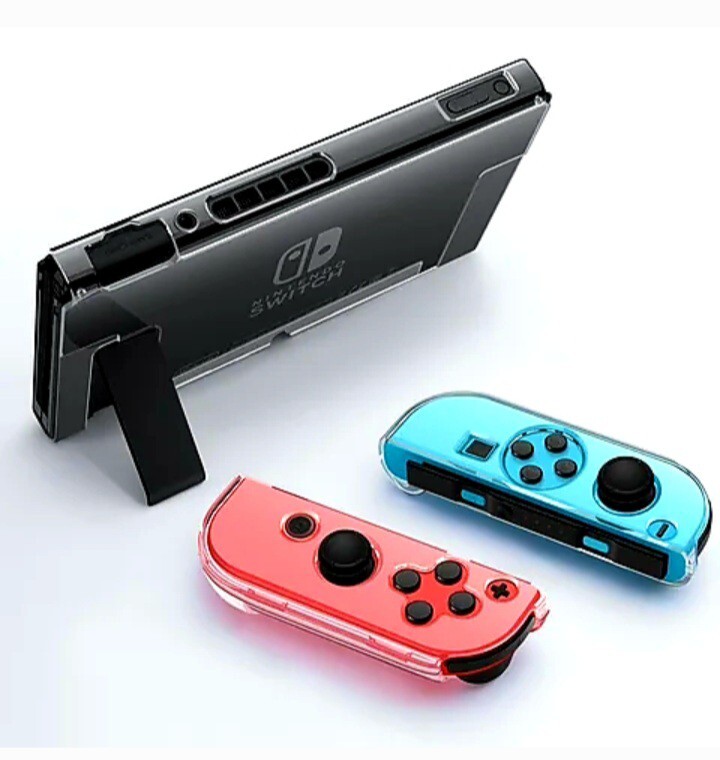 Nintendo switch Console + Joy-Cons Hard PC Crystal Clear Protectors
