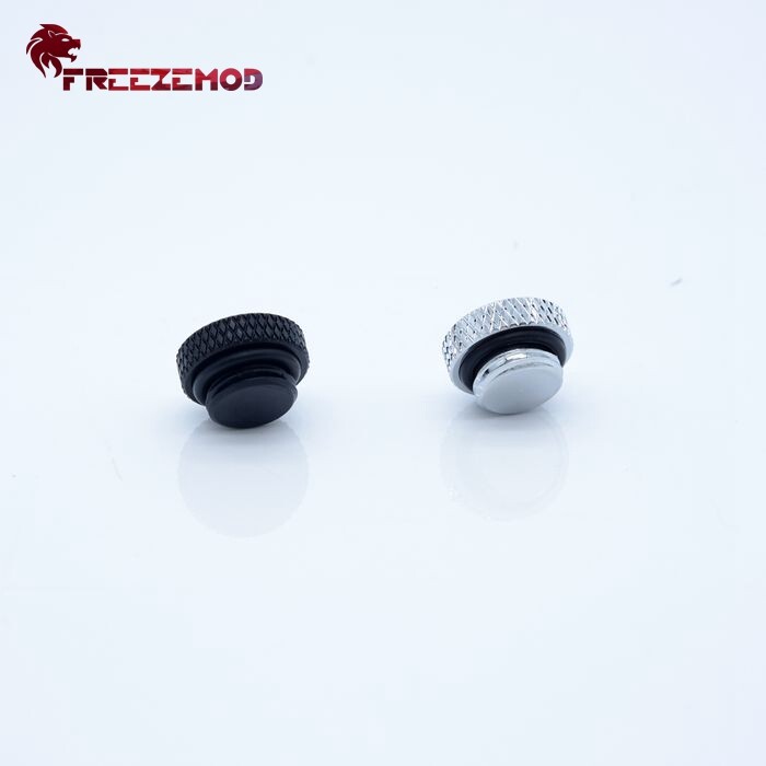 FreezeMod G1/4" Low Profile Stop PLUG Fitting for PC Desktop Water Cooling