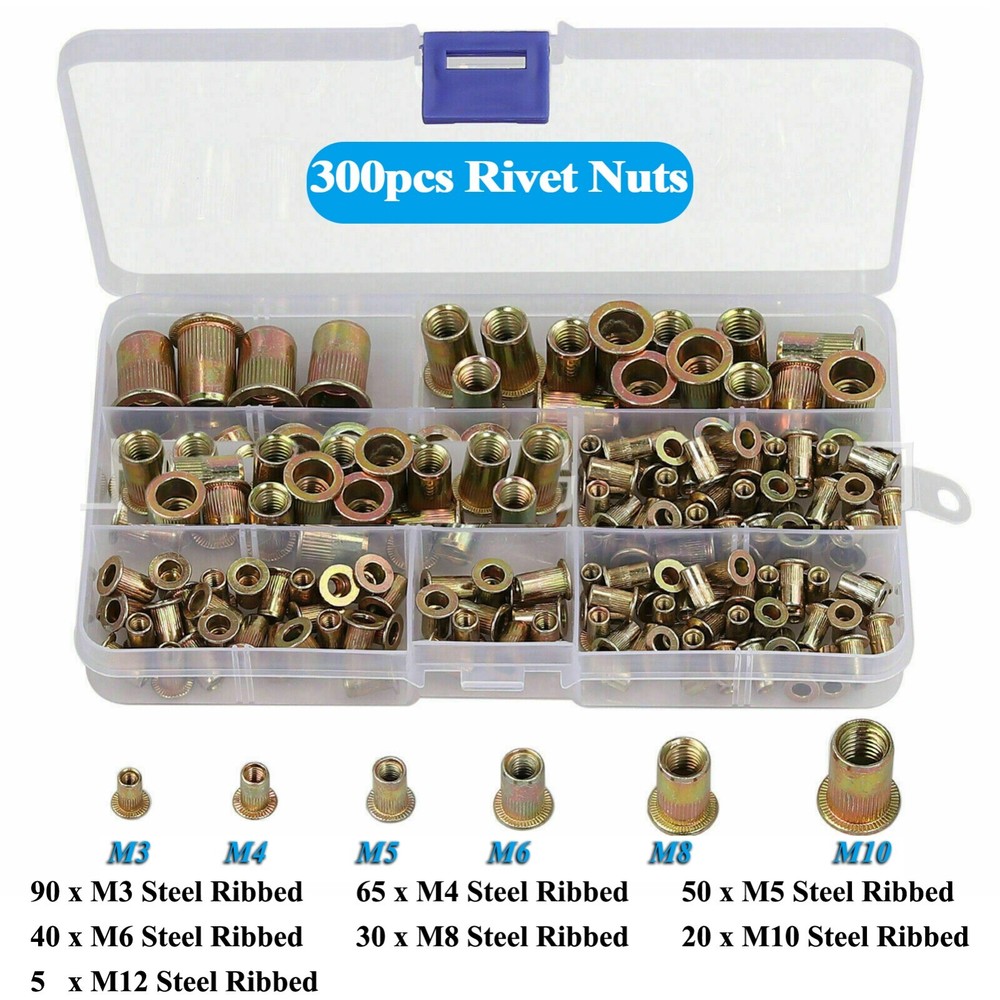 Rivet Gun Kit Rivnut Thread Setting Tools Nut Setter Tool NutSert Metal Working