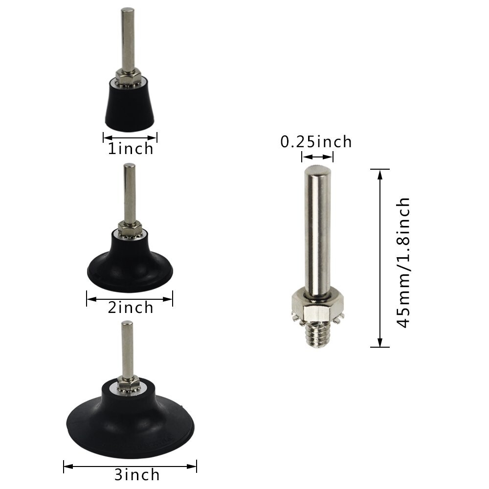 5-Pack Universal Quick Change Disc Pad Holders for Efficient Polishing Tools