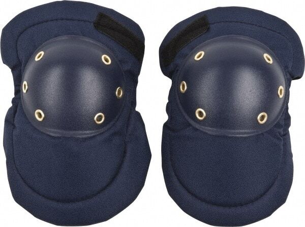 PRO-SAFE Knee Pads: Elastic Hook & Loop Straps, Hard Protective Cap