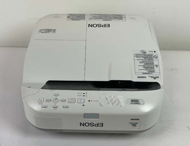 Epson PowerLite 585W H602A Projector w/ Remote Grade B