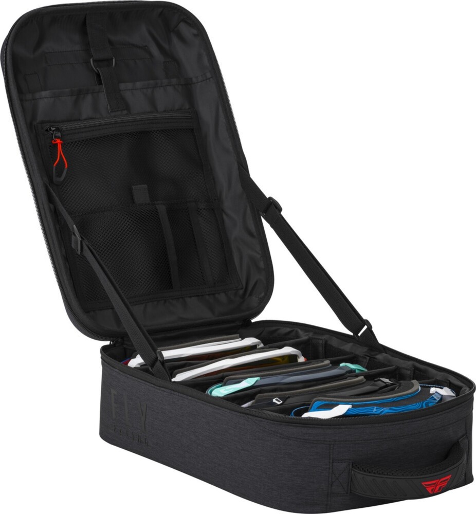 Fly Racing 5-Goggle Storage Garage Case Black