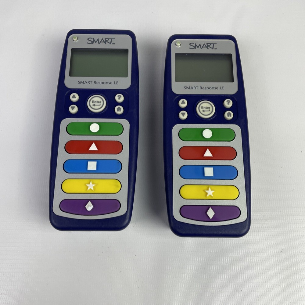 2 SMART Technologies Response LE Student Replacement Remote Control 03-00158-20