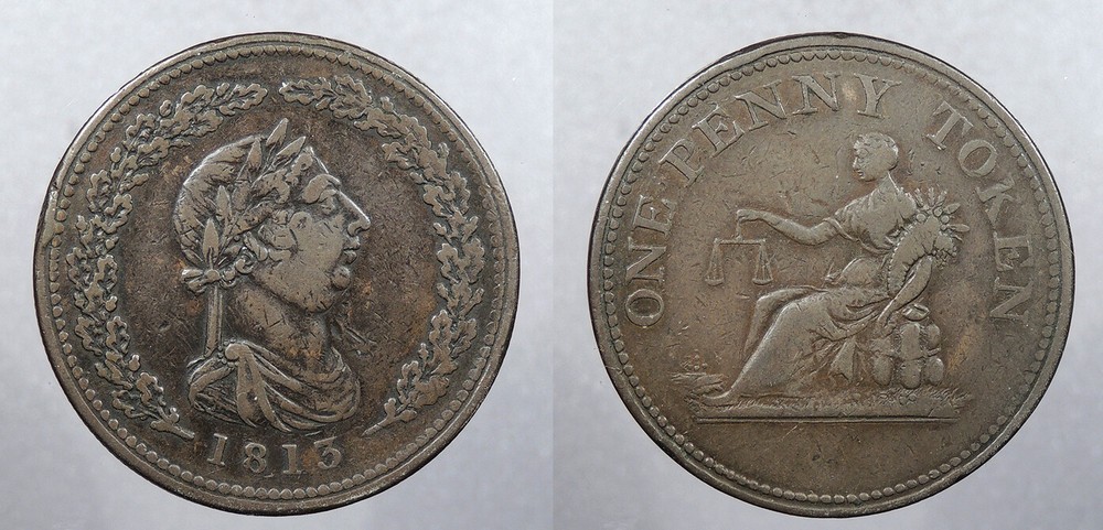 CANADA Lower Canada 1813 Penny #WC102246