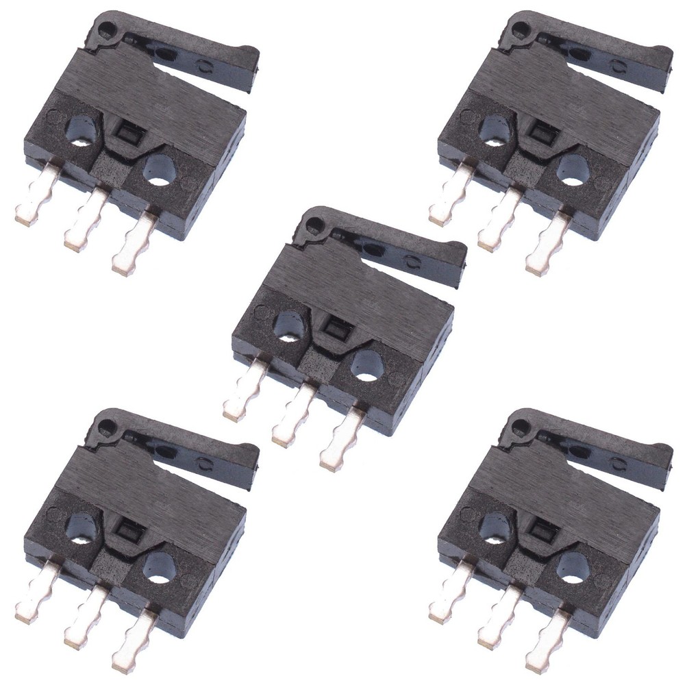 5 x Lever Microminiature Microswitch SPDT